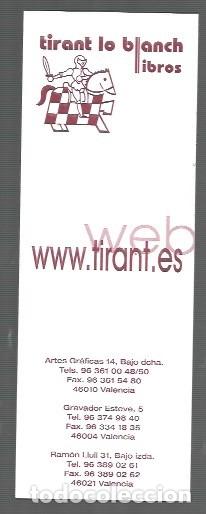 Collectables Bookmark: MARCAP&Aacute;GINAS EDICI&Oacute;N DE TIRANT LO BLANCH
