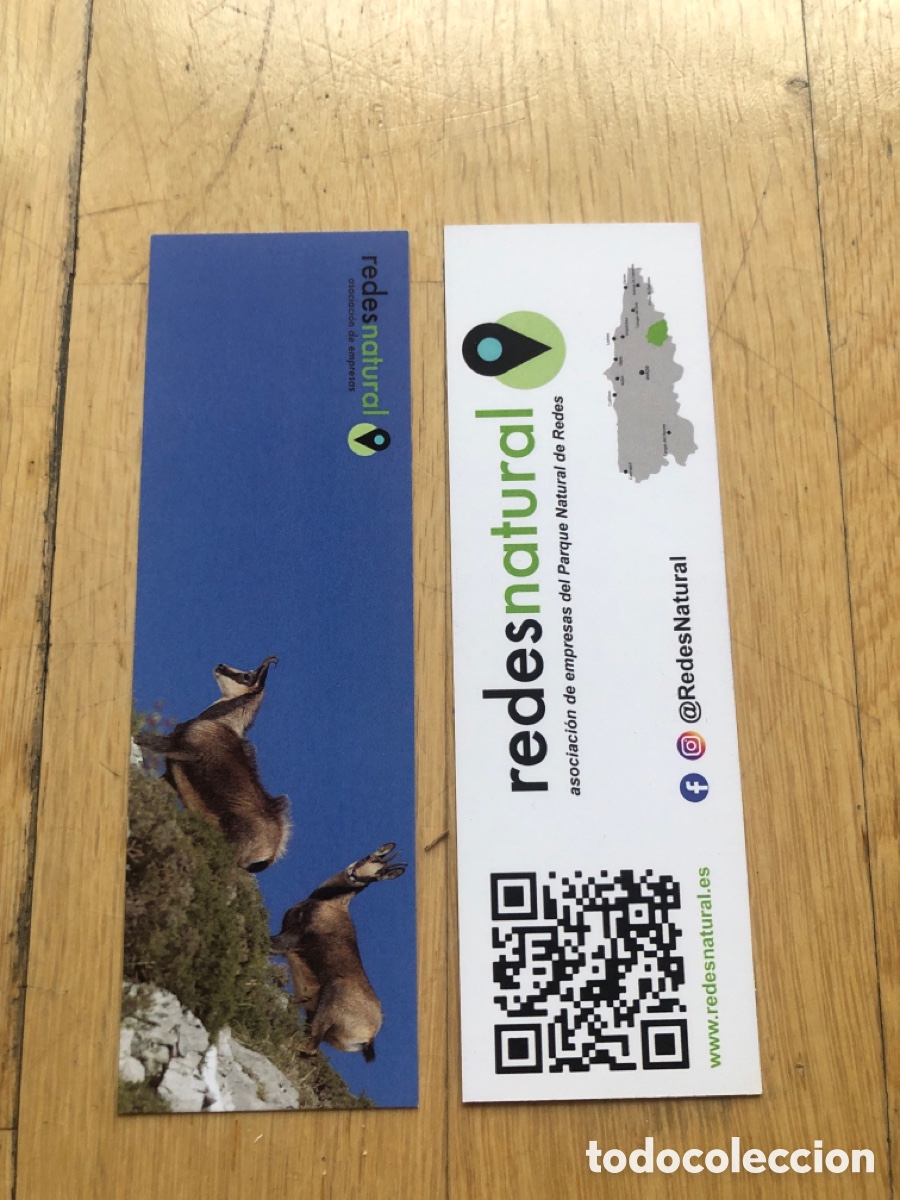 Collectables Bookmark: Marcap&aacute;ginas Parque Natural de Tedes. Asturias. Turismo. ASM