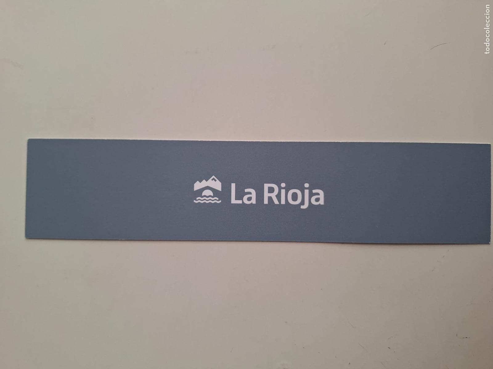 Coleccionismo marcap&aacute;ginas: Marcalibros La Rioja Turismo - Foto 2