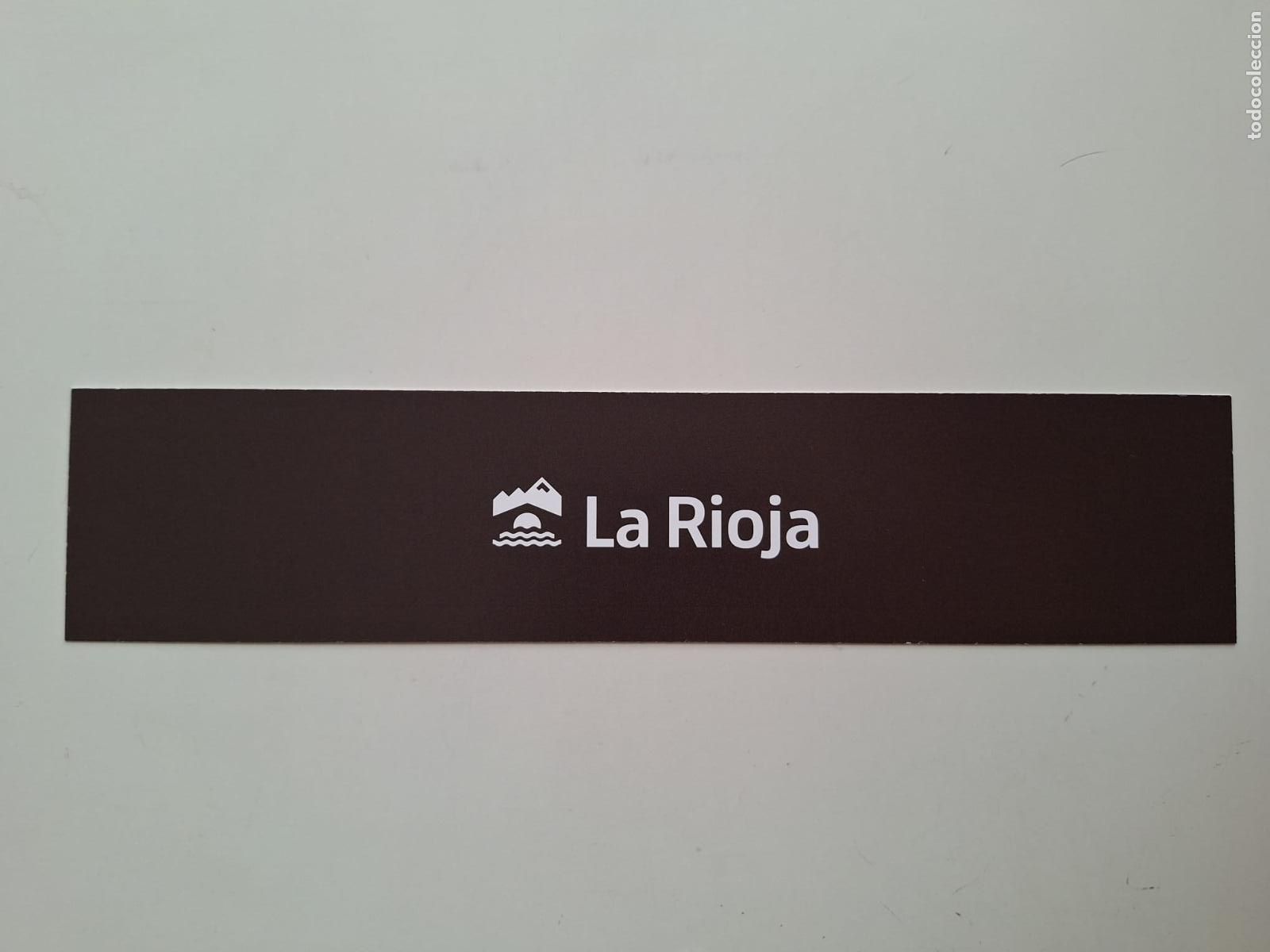 Coleccionismo marcap&aacute;ginas: Marcalibros La Rioja Turismo - Foto 2