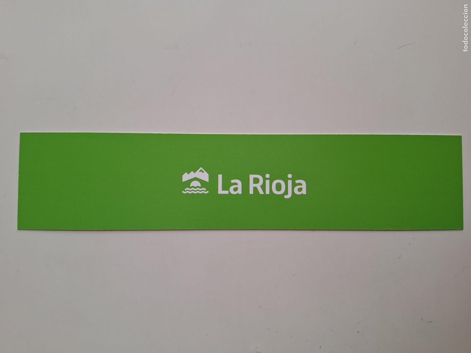 Coleccionismo marcap&aacute;ginas: Marcalibros La Rioja Turismo - Foto 2