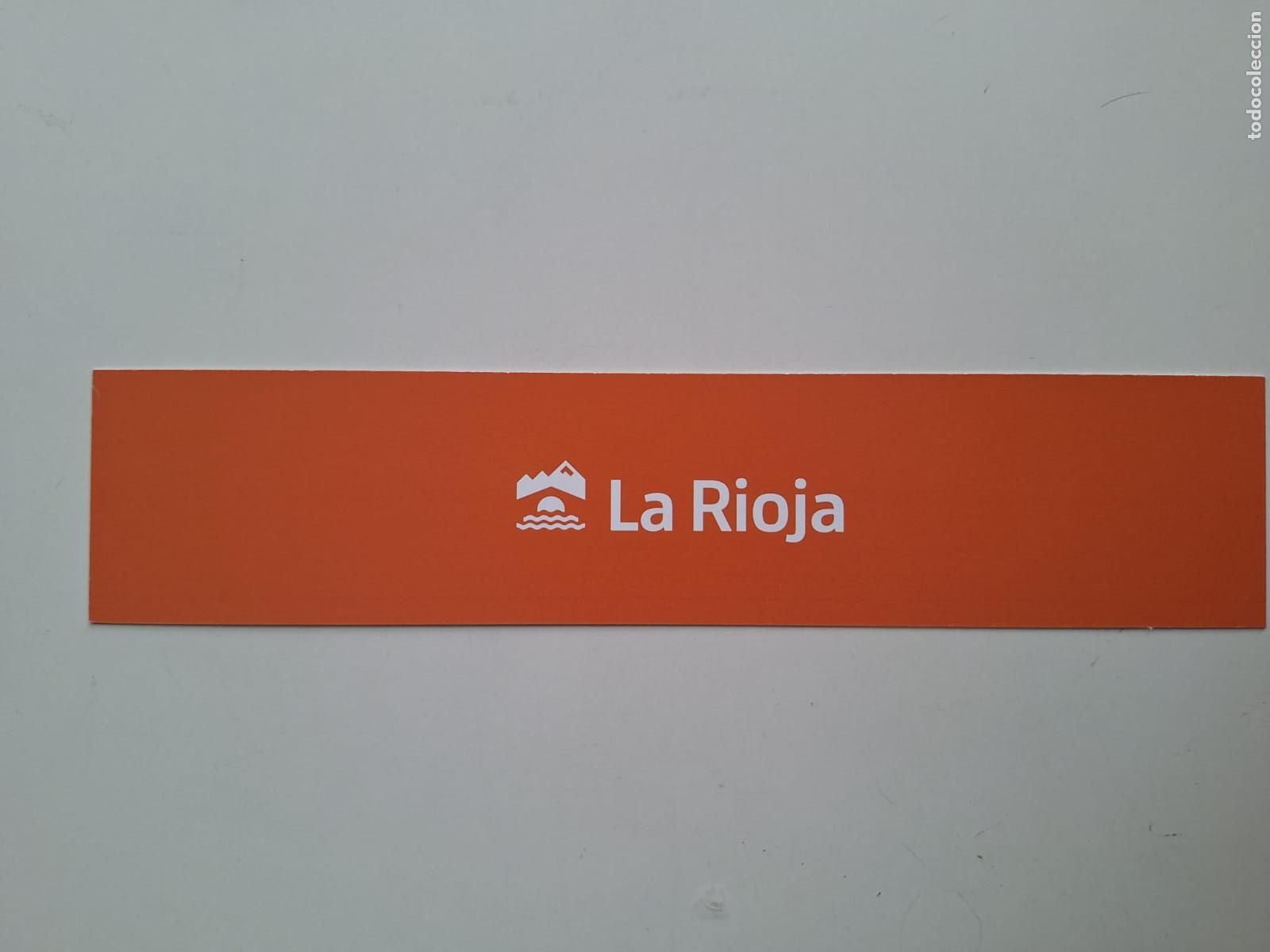Coleccionismo marcap&aacute;ginas: Marcalibros La Rioja Turismo - Foto 2