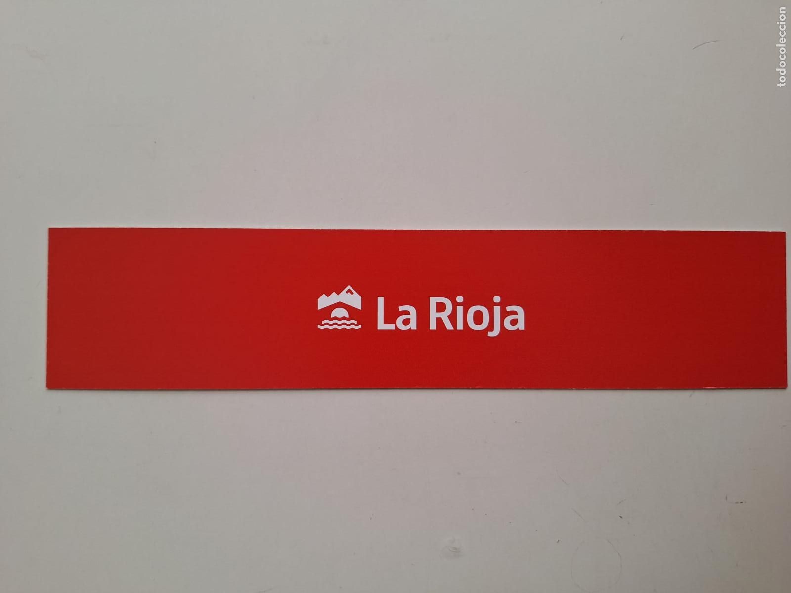 Coleccionismo marcap&aacute;ginas: Marcalibros La Rioja Turismo - Foto 2