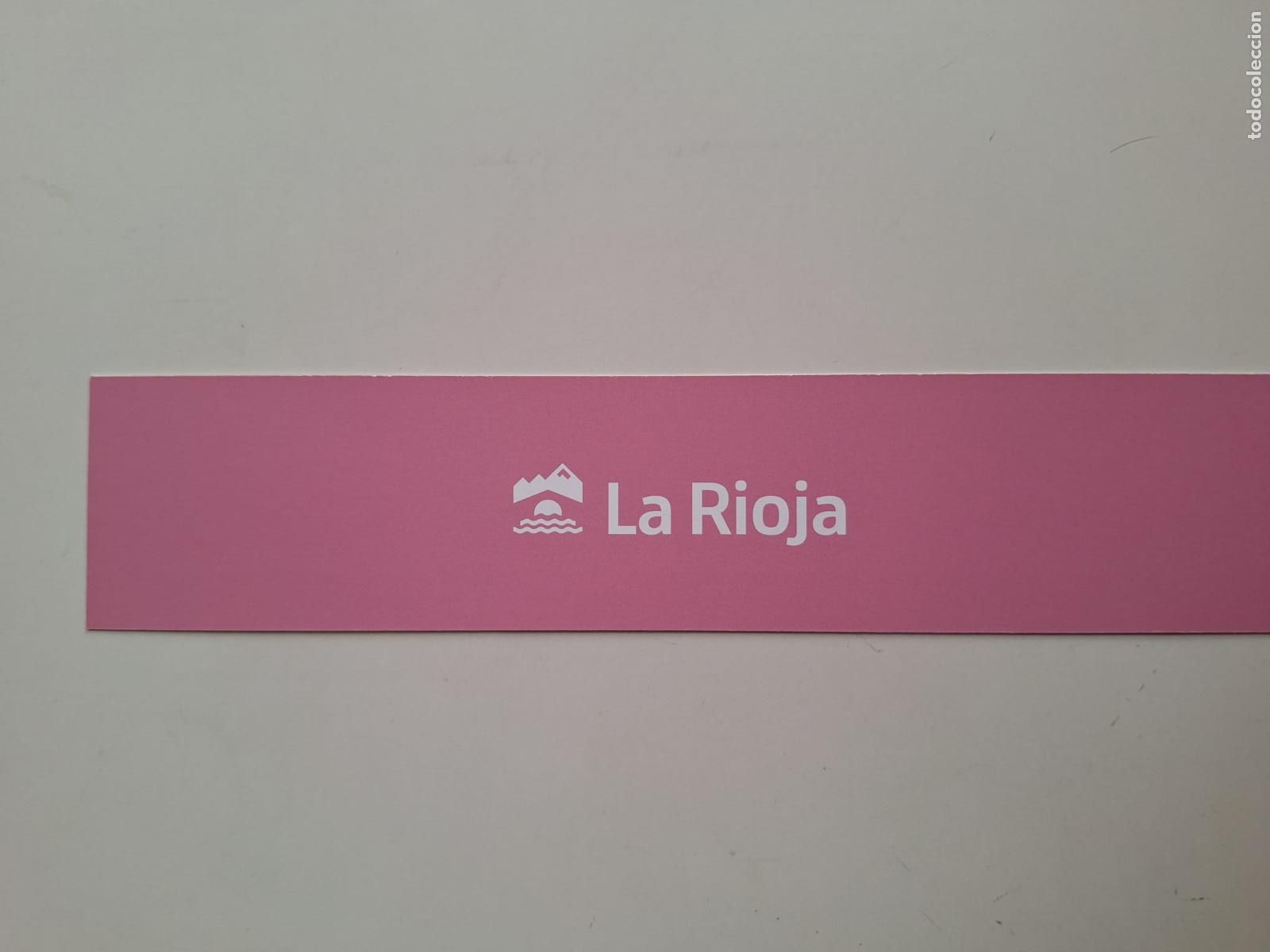 Coleccionismo marcap&aacute;ginas: Marcalibros La Rioja Turismo - Foto 2