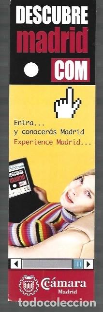 Coleccionismo Marcap&aacute;ginas: MARCAP&Aacute;GINAS EDICI&Oacute;N DE C&Aacute;MARA DE MADRID DESCUBRE MADRID CON