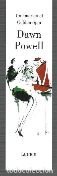 Coleccionismo Marcap&aacute;ginas: MARCAP&Aacute;GINAS EDICI&Oacute;N DE LUMEN UN AMOR EN EL GOLGEN SPUR