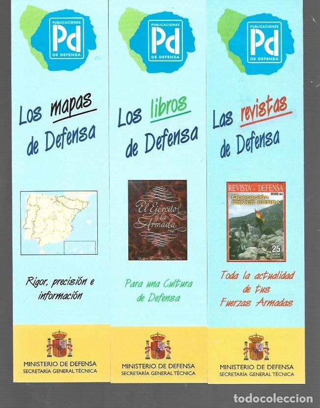 Sammeln von Lesezeichen: NUEVE MARCAP&Aacute;GINAS EDICI&Oacute;N DE MINISTERIO DE DEFENSA LOS LIBROS DE DEFENSA