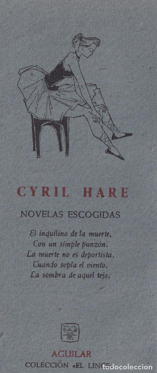 Coleccionismo marcap&aacute;ginas: MARCAPAGINAS CYRIL HARE - Foto 1