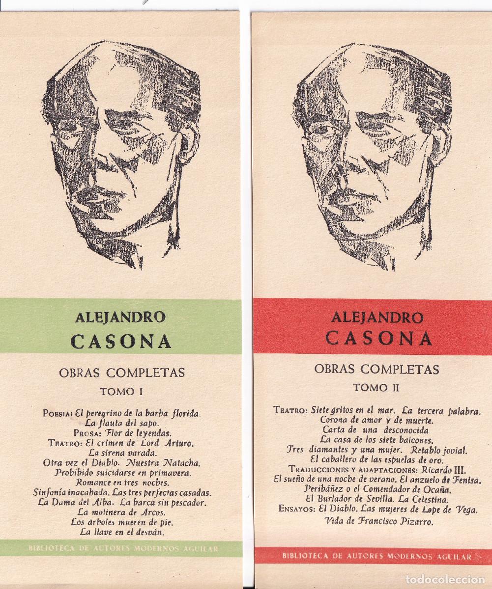 Coleccionismo marcap&aacute;ginas: MARCAPAGINAS ALEJANDRO CASONA I y II - Foto 1