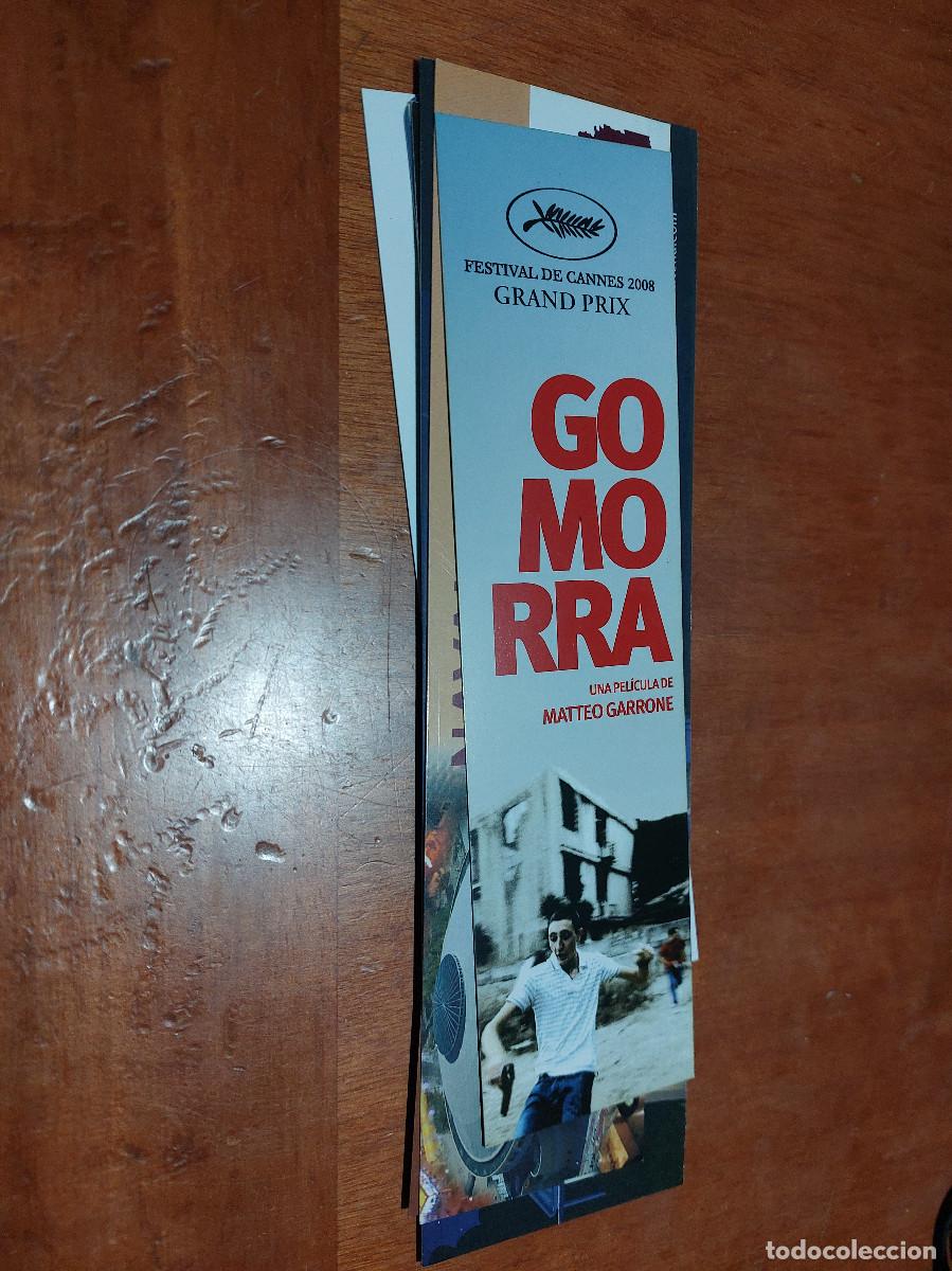 Coleccionismo marcap&aacute;ginas: GOMORRA PEL&Iacute;CULA. MARCAPAGINAS. PUNTO DE LECTURA. BUEN ESTADO. S-4
