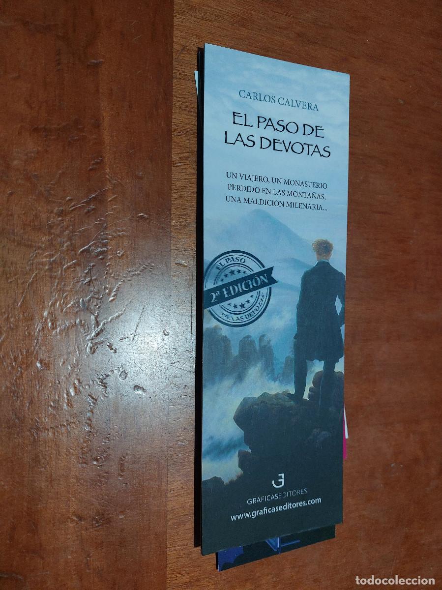 Coleccionismo Marcap&aacute;ginas: EL PASO DE LAS DEVOTAS. CARLOS CALVERA. LITERATURA. MARCAPAGINAS. PUNTO DE LECTURA. BUEN ESTADO. S-4
