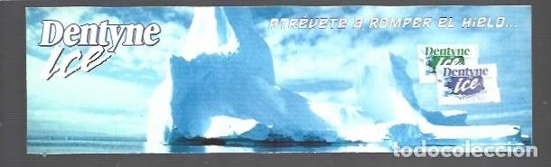 Coleccionismo Marcap&aacute;ginas: MARCAP&Aacute;GINAS EDICI&Oacute;N DE DENTYNE ICE ROMPE EL HIELO