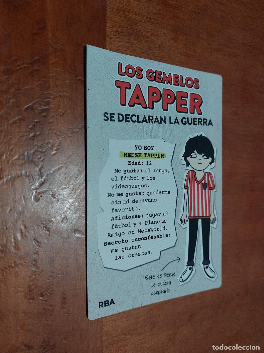 Collectionnisme Marque-pages: LOS GEMELOS TAPPER. SE DECLARAN LA GUERRA. MARCAPAGINAS. PUNTO DE LECTURA. BUEN ESTADO. S-4