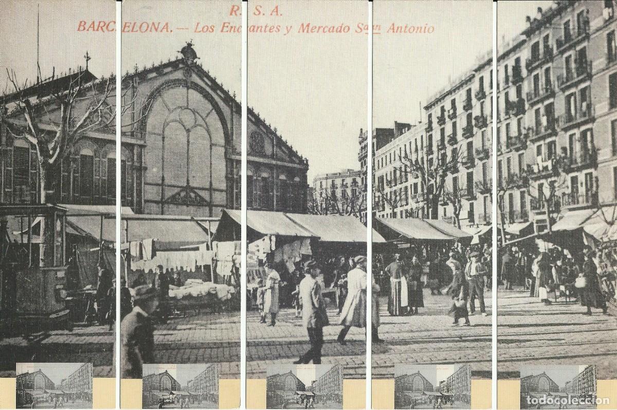 Sammeln von Lesezeichen: Puzzle de marcapaginas mercado Sant Antonio n&ordm; 3