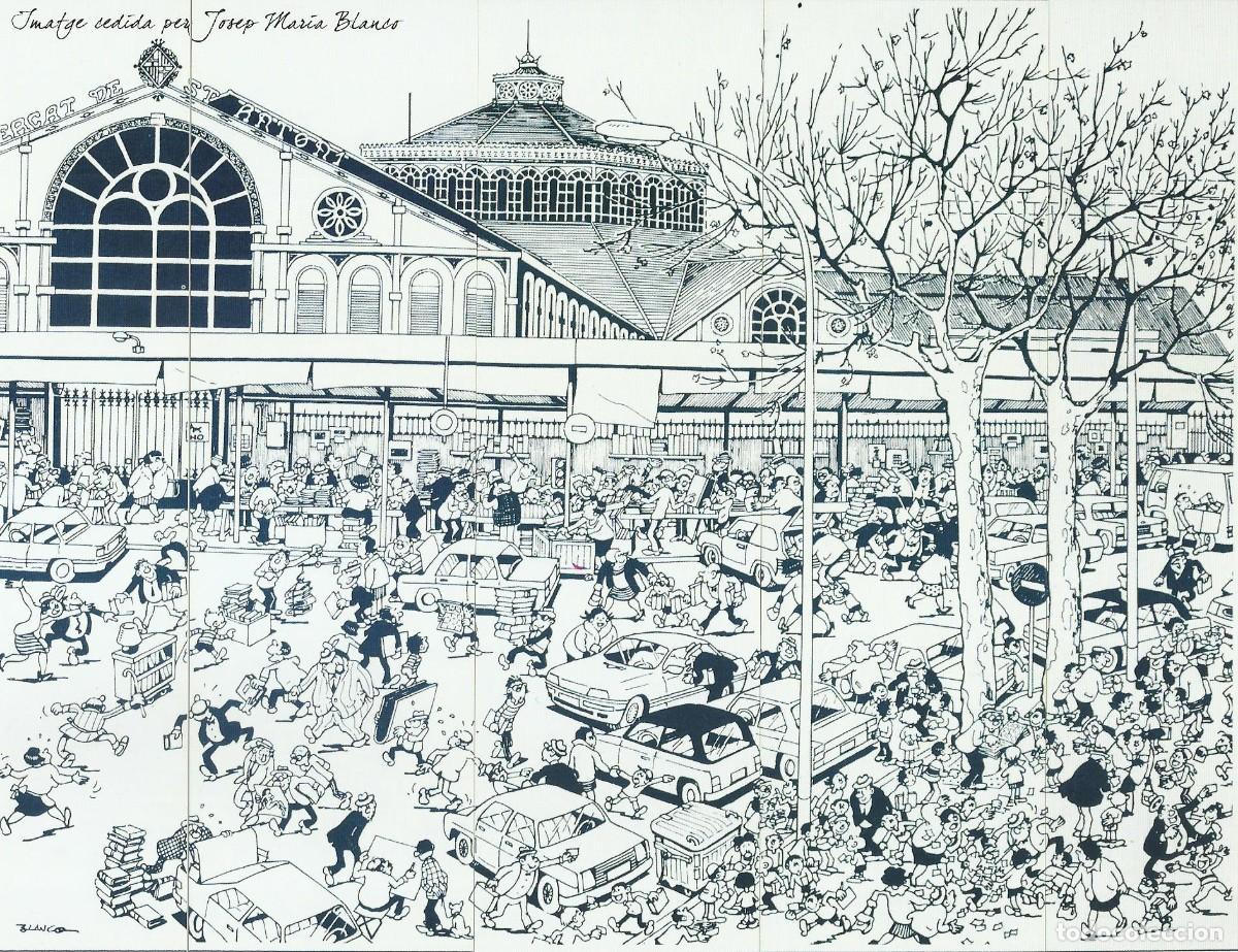 Collectionnisme Marque-pages: Puzzle de marcapaginas mercado Sant Antonio n&ordm; 7