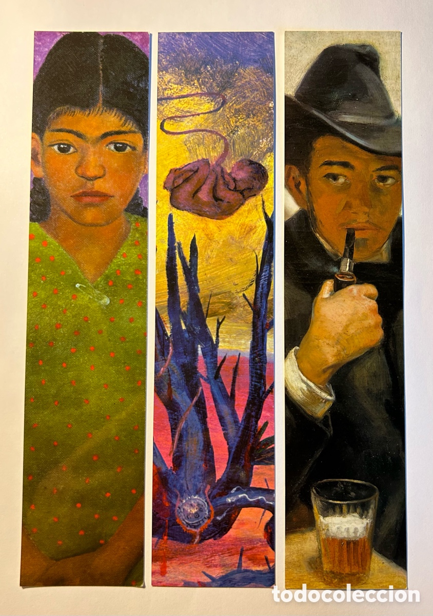 Collectables Bookmark: 8 MARCAP&Aacute;GINAS / PUNTO DE LIBRO. FUNDACI&Oacute;N CAIXA GALICIA. FRIDA KAHLO. MUSEO DOLORES OLMEDO. M&Eacute;XICO