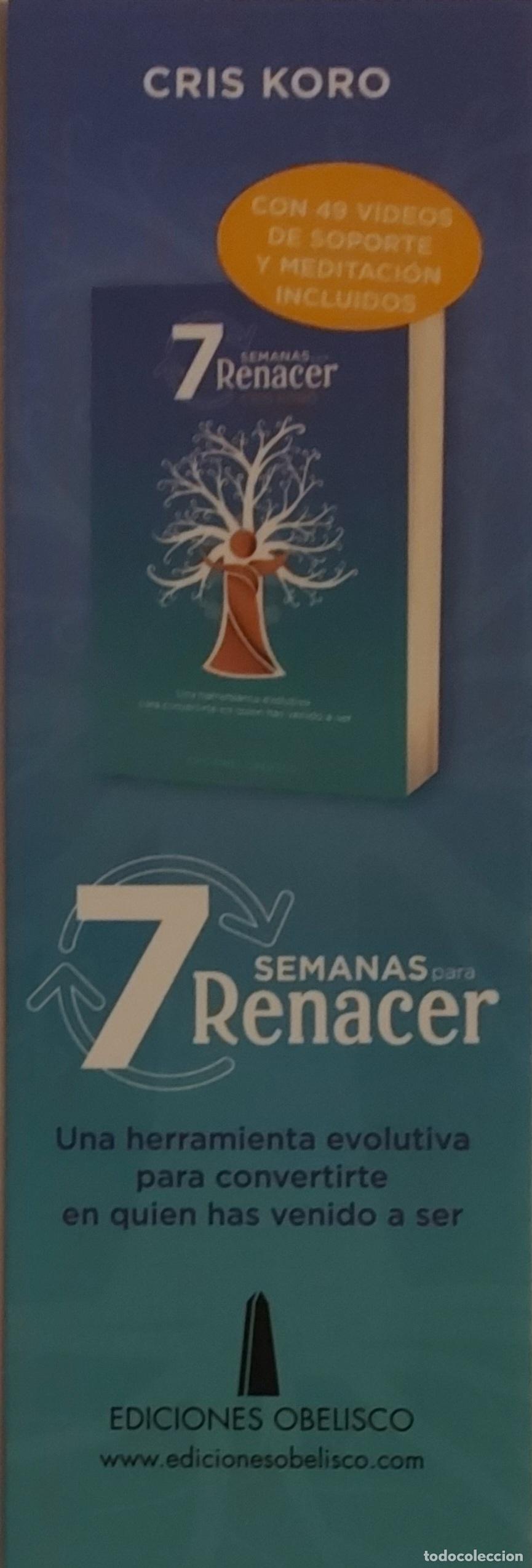 Coleccionismo Marcap&aacute;ginas: MARCAPAGINAS - OBELISCO - 7 SEMANAS PARA RENACER