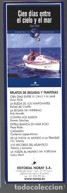 Sammeln von Lesezeichen: MARCAP&Aacute;GINAS EDICI&Oacute;N DE NORAY CIEN DIAS ENTRE EL CIELO Y EL MAR