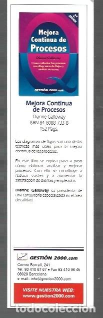 Sammeln von Lesezeichen: MARCAP&Aacute;GINAS EDICI&Oacute;N DE GESTI&Oacute;N 2000 EL MEJORA CONTINUA DE PROCESOS