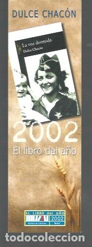 Sammeln von Lesezeichen: MARCAP&Aacute;GINAS EDICI&Oacute;N DE GREMIO DE LIBREROS DE MADRID DULCE SUE&Ntilde;O 2002