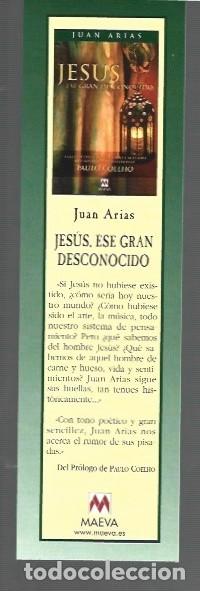 Collectionnisme Marque-pages: MARCAP&Aacute;GINAS EDICI&Oacute;N DE MAEVA JES&Uacute;S ESE GRAN DESCONOCIDO