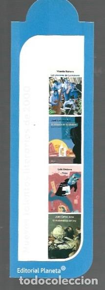 Collectionnisme Marque-pages: MARCAP&Aacute;GINAS EDICI&Oacute;N DE PLANETA MUEVOS TALENTOS EN LA LITERATURA DE2000