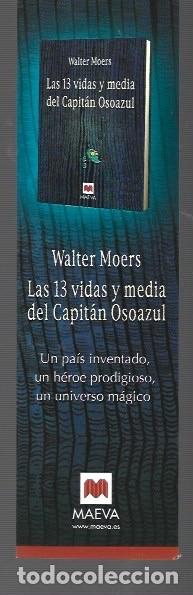 Collectionnisme Marque-pages: MARCAP&Aacute;GINAS EDICI&Oacute;N DE MAEVA LAS 13 VIDAS Y MEDIA DEL CAPIT&Aacute;N OSOAZUL