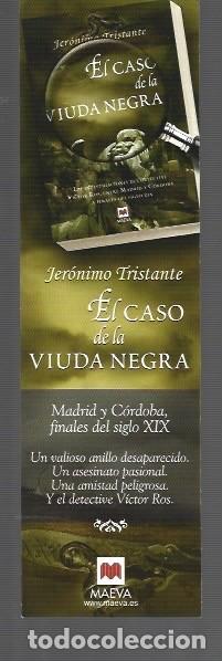 Collectionnisme Marque-pages: MARCAP&Aacute;GINAS EDICI&Oacute;N DE MAEVA EL CASO DE LA VIUDA NEGRA