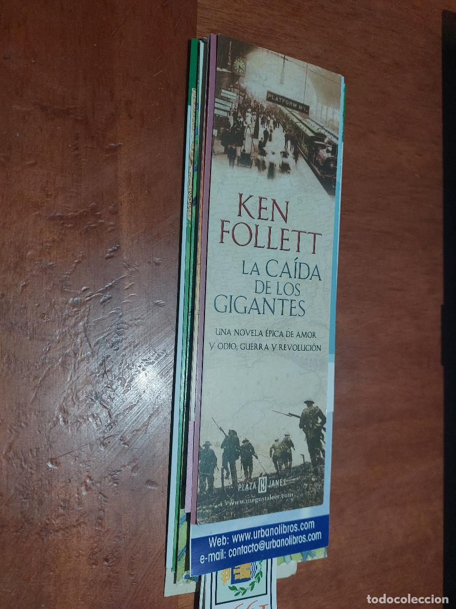 Sammeln von Lesezeichen: LA CAIDA DE LOS GIGANTES. KEN FOLLET. MARCAPAGINAS. PUNTO DE LECTURA. BUEN ESTADO. S-4