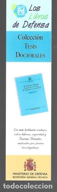 Collectionnisme Marque-pages: MARCAP&Aacute;GINAS EDICI&Oacute;N DE MINISTERIO DE DEFENSA LOS LIBROS DE DEFENSA
