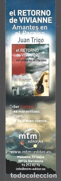 Collectionnisme Marque-pages: MARCAP&Aacute;GINAS EDICI&Oacute;N DE ntn EL RETORNO DE VIVIANNE AMANTES EN EL PARAISO