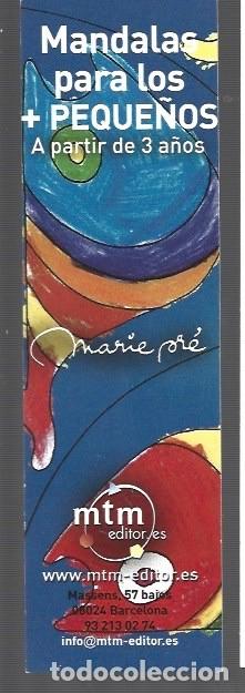 Collectionnisme Marque-pages: MARCAP&Aacute;GINAS EDICI&Oacute;N DE ntn MANDALAS PARA &Ntilde;OS PEQUE&Ntilde;OS A PARTIR DE LOS 3 A&Ntilde;OS