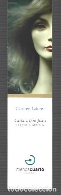 Sammeln von Lesezeichen: MARCAP&Aacute;GINAS EDICI&Oacute;N DE MENOS CUARTO CARTA A DON JUAN