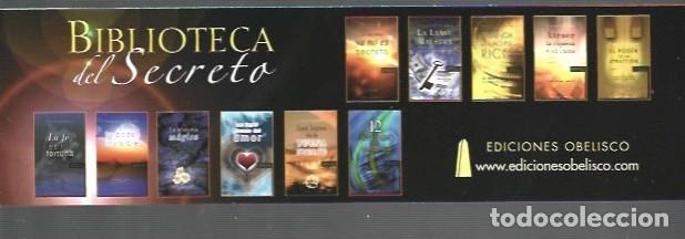 Collectables Bookmark: MARCAP&Aacute;GINAS EDICI&Oacute;N DE OBELISCO DE BIBLIOTECA DEL SECRETO