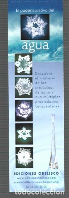 Collectables Bookmark: MARCAP&Aacute;GINAS EDICI&Oacute;N DE OBELISCO DE EL PODER CURATIVO DEL AGUA
