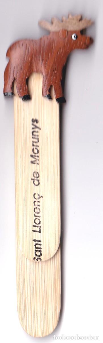 Coleccionismo Marcap&aacute;ginas: Marcapaginas de madera de Sant Lloren&ccedil; de Morunys Lerida