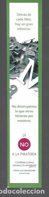 Collectionnisme Marque-pages: MARCAP&Aacute;GINAS DE EDITOR DE DI NO A LA PIRATERIA