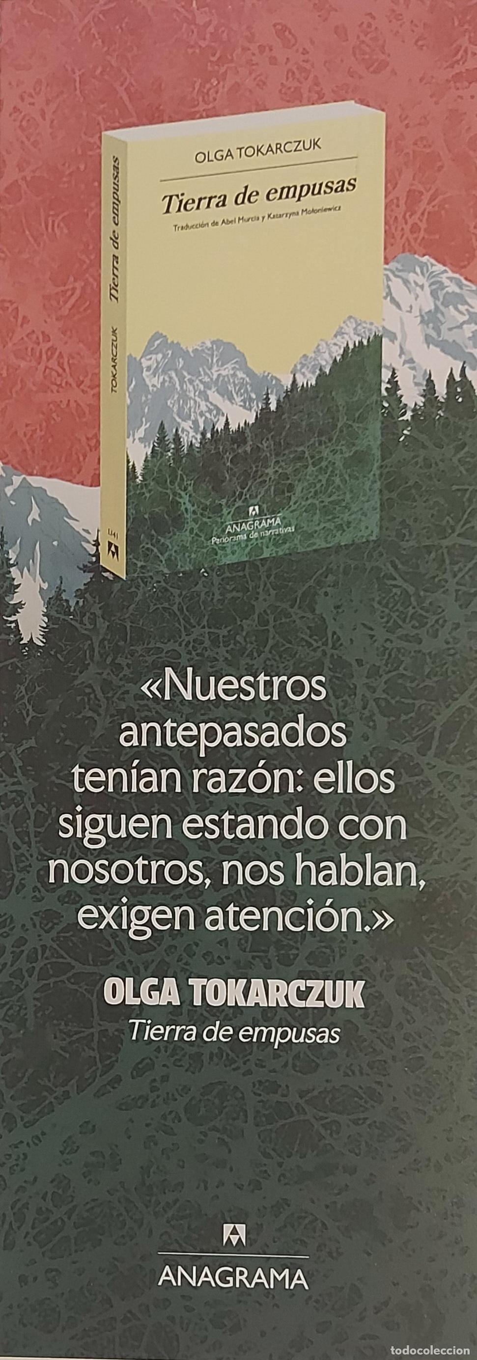Collectionnisme Marque-pages: MARCAPAGINAS - ANAGRAMA - TIERRA DE ESPESURA - OLGA TOKARCZUK