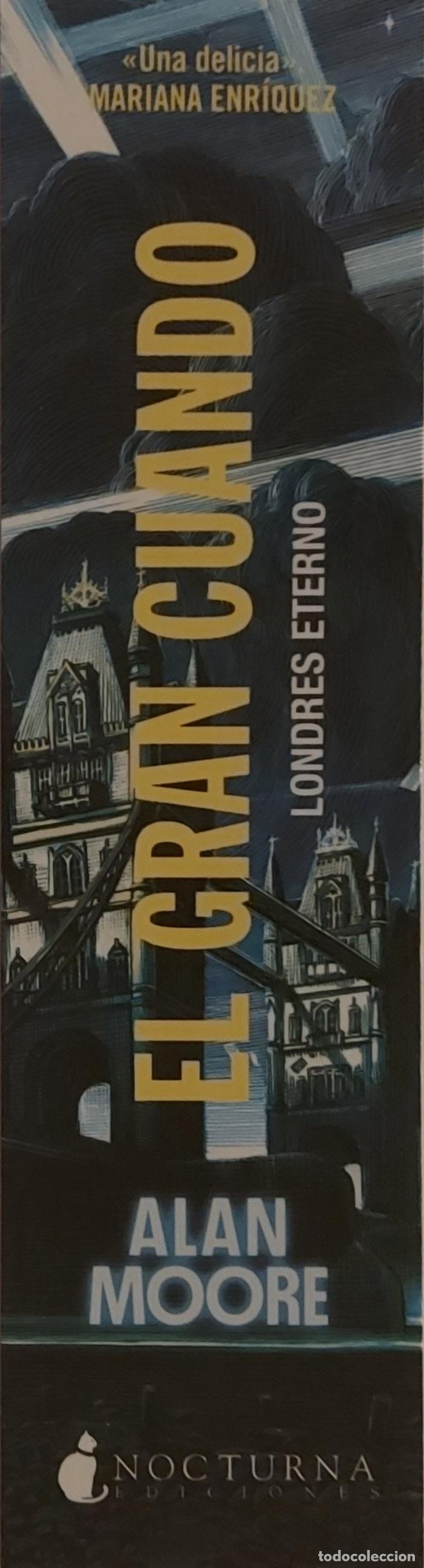Coleccionismo marcap&aacute;ginas: MARCAPAGINAS - NOCTURNA EDICIONES - EL GRAN CUANDO - ALAN MOORE - Foto 1