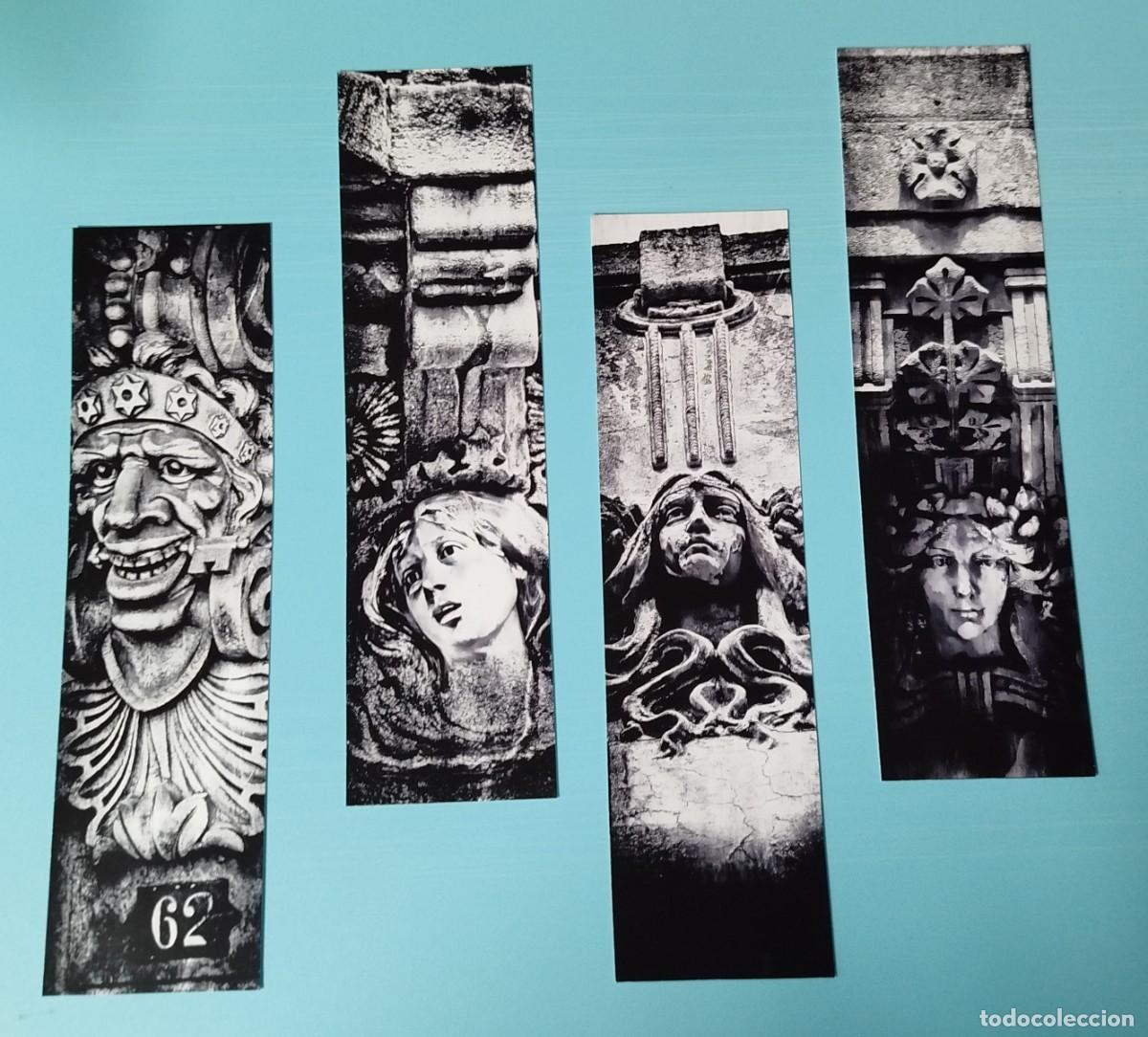 Collectionnisme Marque-pages: 4 puntos de libro detalles cornisas Barcelona (19 x 5.3 cm)