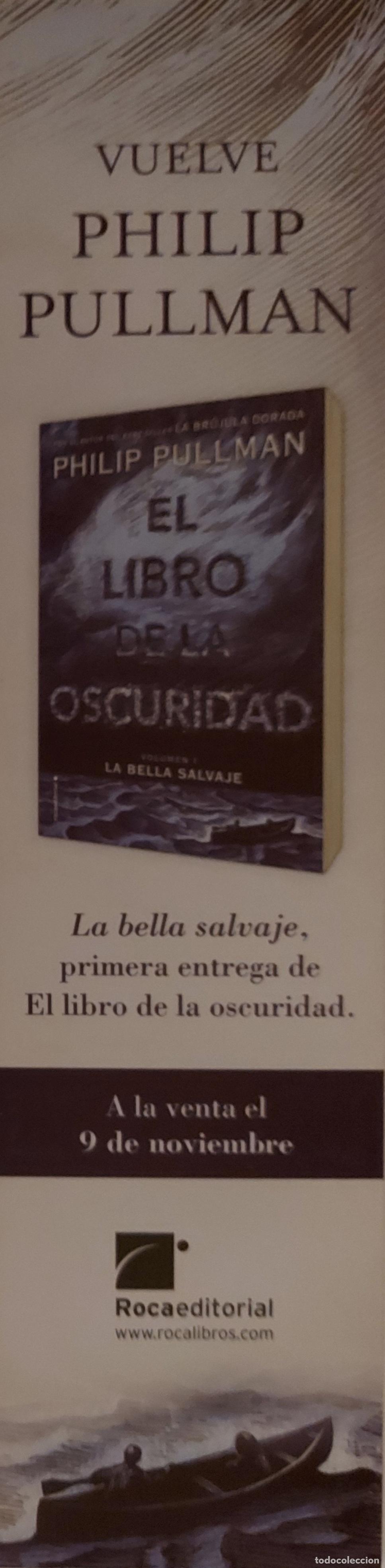 Coleccionismo Marcap&aacute;ginas: MARCAP&Aacute;GINAS - ROCA - EL LIBRO DE LA OSCURIDAD - PHILIP PULLMAN