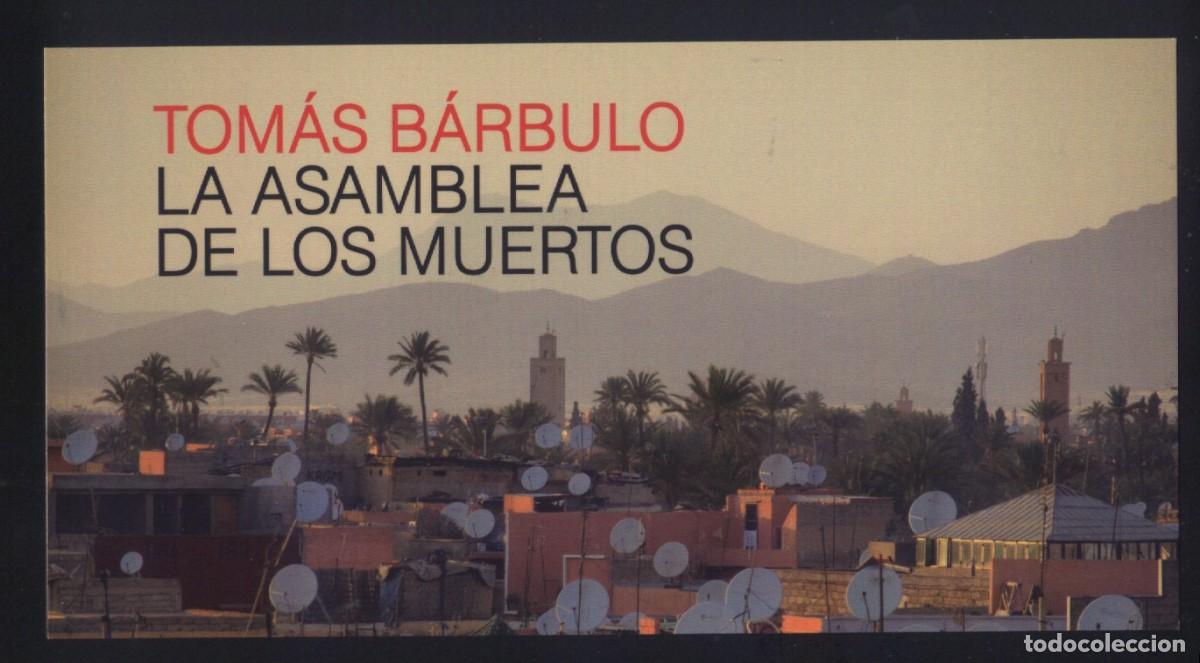 Coleccionismo Marcap&aacute;ginas: M-8084- PUNTO DE LIBRO. MARCAP&Aacute;GINAS. LA ASAMBLEA DE LOS MUERTOS. TOMAS BARBUDO. SALAMANDRA.
