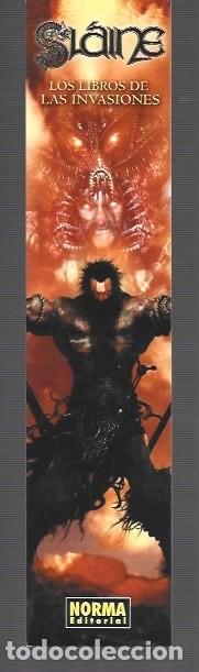 Collectables Bookmark: MARCAP&Aacute;GINAS EDICI&Oacute;N DE NORMA SL&Aacute;INE LOS LIBROS DE LAS INVASIONES