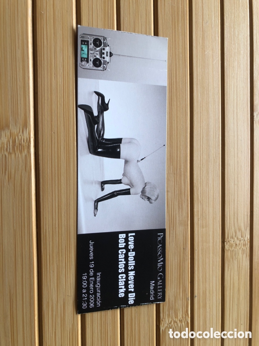 Collectionnisme Marque-pages: Marcap&aacute;ginas PicassoMio Gallery. Madrid. Love dolls never die. Bon Carlos Clarke. 2008. ASM