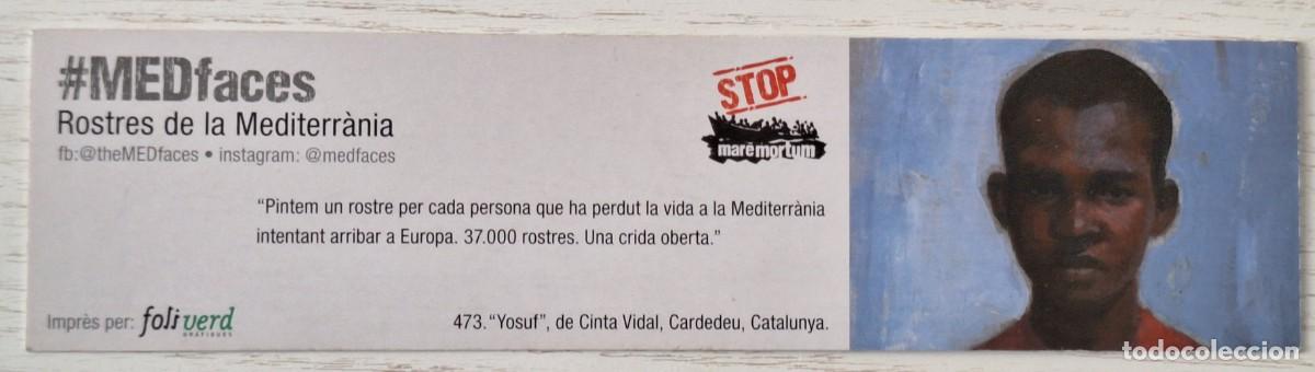 Collectionnisme Marque-pages: PUNTO DE LECTURA / MARCAP&Aacute;GINAS: #MEDFACES: ROSTRES DE LA MEDITERR&Agrave;NIA N&ordm; 473 ''YOSUF''