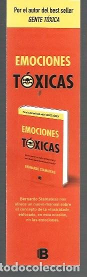 Coleccionismo Marcap&aacute;ginas: MARCAP&Aacute;GINAS EDICI&Oacute;N DE B CASA DEL LIBRO EMOCIONES T&Oacute;XICAS