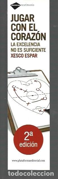 Collectables Bookmark: MARCAP&Aacute;GINAS EDICI&Oacute;N DE PLATA FORMA JUGAR CON EL CORAZ&Oacute;N