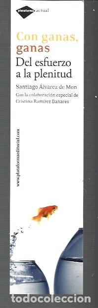 Collectables Bookmark: MARCAP&Aacute;GINAS EDICI&Oacute;N DE PLATA FORMA CON GANAS, GANAS