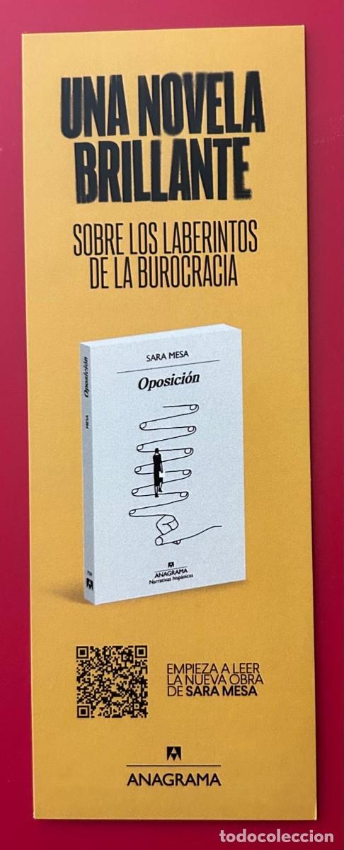 Coleccionismo marcap&aacute;ginas: MARCAP&Aacute;GINAS - OPOSICI&Oacute;N - SARA MESA - Foto 2