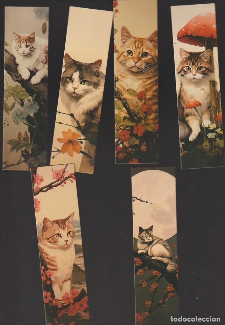 Coleccionismo Marcap&aacute;ginas: GATOS MARCAPAGINAS 4X15 2
